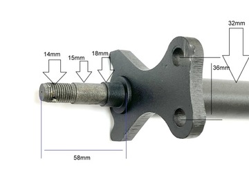Рулевая колонка 70см Quad ATV HAMMER 200 250