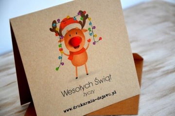 РОЖДЕСТВЕНСКИЕ ОТКРЫТКИ ДЛЯ ЭКО-ОЛЕНЕЙ + ЛОГОТИП КОМПАНИИ