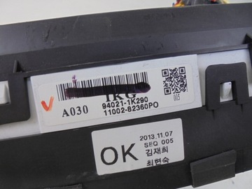 PŘÍSTROJOVÁ DESKA BUDÍKY 94021-1K290 HYUNDAI IX20 1.6 CRDI