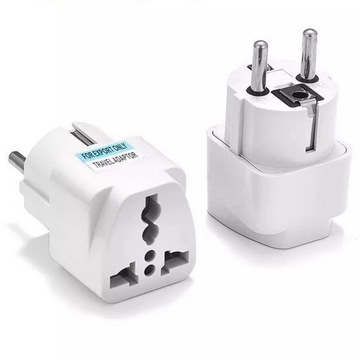 Adapter gniazdka przejściówka podróżna Multi UK USA AU na wtyk polski EU PL