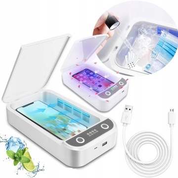 STERYLIZATOR KOSMETYCZNY NARZĘDZI MANICURE UV GSM TELEFON DEZYNFEKCJA UV-C