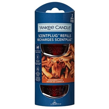 YANKEE CANDLE REFILL FOR CINNAMON STICK ELECTRIC DIFFUSER 2 X 18.5 ML