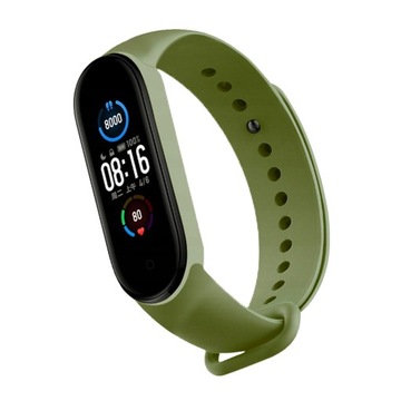 OPASKA DO XIAOMI MI BAND 5 6 7 PASEK BRANSOLETKA OLIWKOWA INNE KOLORY