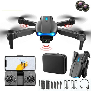 PODWÓJNY APARAT HD 4K FOTOGRAFIA LOTNICZA SAMOLOT RC,SKŁADANY MINI RC DRONE