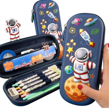 ШКОЛЬНЫЙ КЕЙС ДЛЯ МАЛЬЧИКА, ЖЕСТКИЙ, РАСШИРЯЕМЫЙ 3D ПРОСТРАНСТВО КОСМОНАВТА