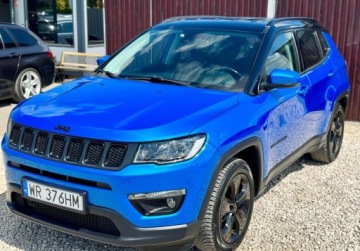 Jeep Compass II SUV 1.4 MultiAir 140KM 2020 Jeep Compass 1.4T 140KM Night Eagle Czarny dach i alu Navi Kamera ACC Lane, zdjęcie 1
