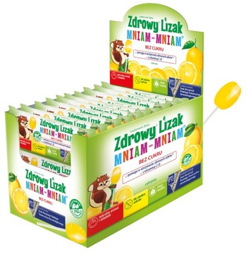 Zdrowy Lizak Cytryna Mniam-Mniam Starpharma 40 szt