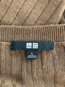 UNIQLO sweter oversize L wełna