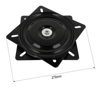 Металлический проигрыватель 198х198мм двойной, 200кг, черный