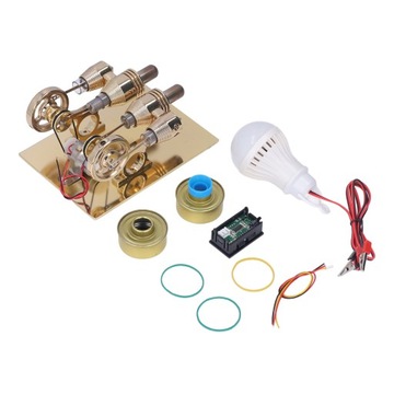 Модель двигателя Стирлинга выглядит красиво