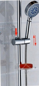 ДЕРЖАТЕЛЬ ДЛЯ ДУШЕВОЙ рейки M22, хром