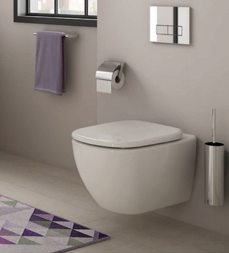 Унитаз GEBERIT FRAME + aquablade, тонкое сиденье TESI