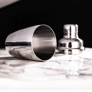 Барменский шейкер, стальное ситечко для напитков, 3 предмета, 550 мл