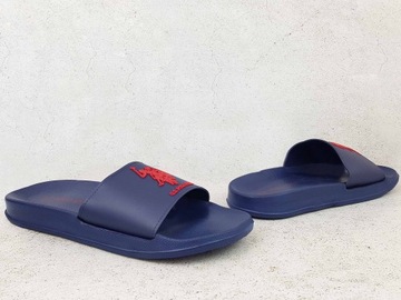 U.S. POLO ASSN. SLIDES MĘSKIE KLAPKI BASEN GRANAT