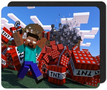 PODKŁADKA POD MYSZKĘ MINECRAFT + dowolny tekst