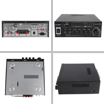 AV-660BT УСИЛИТЕЛЬ ДОМАШНИЙ УСИЛИТЕЛЬ АВТОМОБИЛЬНЫЙ СТЕРЕО HIFI FM АУДИО + ПУЛЬТ ДИСТАНЦИОННОГО УПРАВЛЕНИЯ