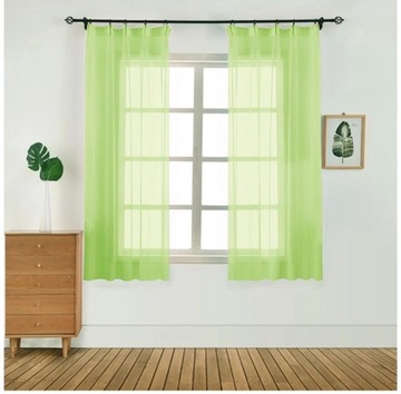 Шторы VOICE, вуаль-тюль, 3,0 м, ЗЕЛЕНЫЙ