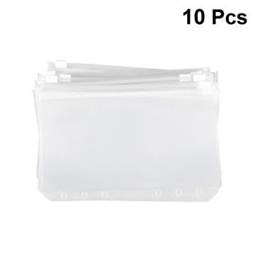 10 sztuk torba A6 budżetu spoiwa Poly Zip koperta