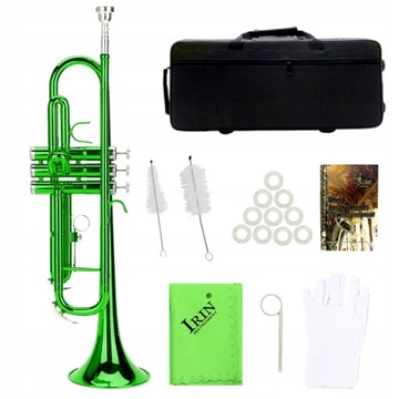 Muzyczny instrument dęty na trąbkę mosiężną z