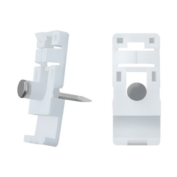 Qoltec Uchwyt/Klip do kabli 15x13mm naścienny