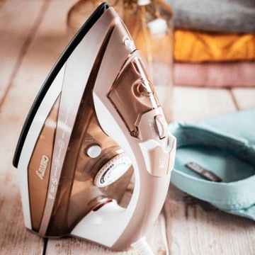 Mocne Żelazko Parowe Ceramiczne 3000W Strażak ANTI-DRIP ANTI-CALC wyrz Pary