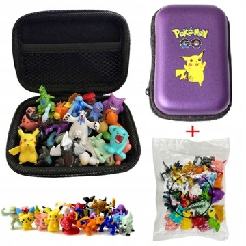 24SZT 2-3CM POKEMON FIGUREK + PIKACHU FIGURKI PUDEŁKO