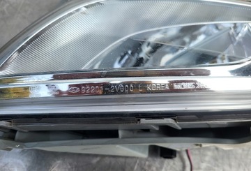 HYUNDAI VELOSTER HALOGEN LEVÝ RÁMEČEK KPL. 92201-2V000