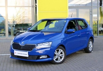 Skoda Fabia III Hatchback Facelifting 1.0 TSI 95KM 2020 Skoda Fabia 1.0 TSI 95KM M5 Ambition Czujniki parkowania SmartLink SalonPL, zdjęcie 1