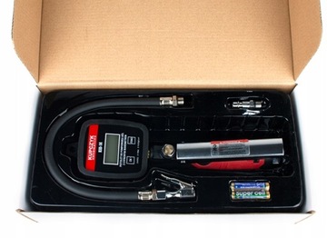 Пистолет для подкачки шин, цифровой манометр, 14 бар.