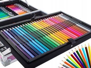 Набор картин в чемодане, 145 художественных произведений.