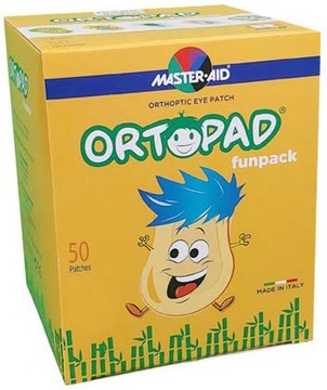 ORTOPAD HAPPY FUNPACK Plastry na oko JUNIOR 50 sztuk