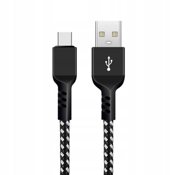 Kabel USB-C do ładowarki szybkie ładowanie 2.4A