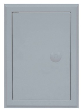 DRZWICZKI REWIZYJNE EMALIOWANE SZARE 35x35 GAŁKA