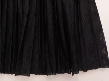 Sinsay - czarna plisowana spódnica - XS