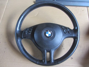 KIEROWNICA PODUSZKA BMW E46 e39 x5 e53 skóra multifunkcja