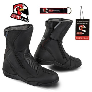 SHIMA TERRA MEN BLACK Buty motocyklowe turystyczne GRATISY