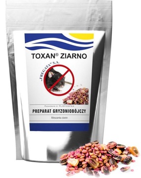 TOXAN ZIARNO 1kg TRUTKA MYSZY SZCZURY BROMADIOLON