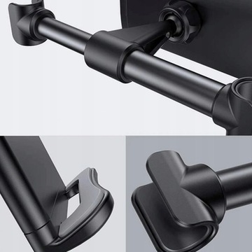 АВТОДЕРЖАТЕЛЬ ДЛЯ ТЕЛЕФОНА, ПЛАНШЕТА, РЕГУЛИРУЕМОГО ПОДГОЛОВНИКА, DURABLE 360