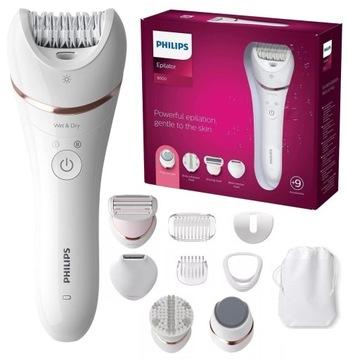 Depilator PHILIPS BRE740/10 8000 na mokro i sucho