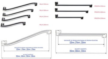 Изливы для настенных смесителей Излив для крана УДЛИНИТЕЛЬ хромированный 25 см