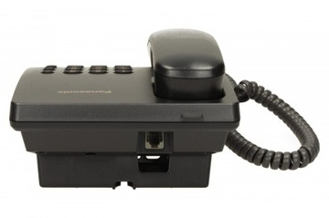 Telefon Panasonic KX-TS500PDB przewodowy czarny