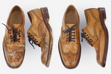 ЛАК ДЛЯ ОБУВИ ПРОЗРАЧНЫЙ ВОСК КРЕМ ДЛЯ НОСКОВ + ГУБКА