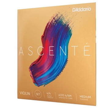D'Addario ASCENTE A310 4/4M komplet strun do skrzypiec
