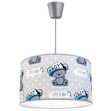 LAMPA WISZĄCA SUFITOWA LOFT DZIECIĘCA ABAŻUR LED
