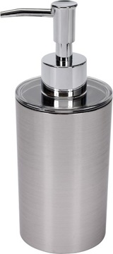DOZOWNIK MYDŁA ŁAZIENKOWY STOJĄCY SREBRNY 350 ml