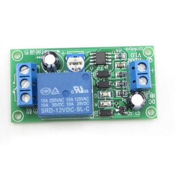 Реле таймера 0-50 с, задержка выключения