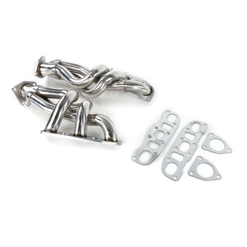 Выпускной коллектор коллектора Nissan 350Z/G35 2003-2007 гг., серебристый полированный