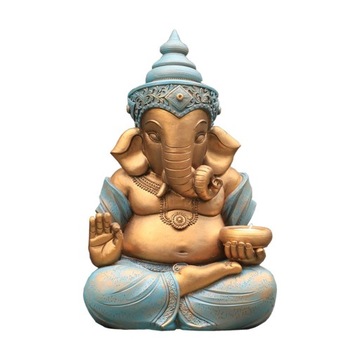 Ganesh statua żywica dekoracyjna indyjska figurka Ganesha hinduska rzeźba