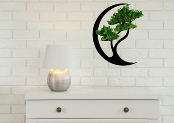 КАРТИНА БОНСАЙ ДЕРЕВО ИЗ МХА ЖИВОЙ ПОДАРОК ​​ПОДАРОЧНОЕ УКРАШЕНИЕ