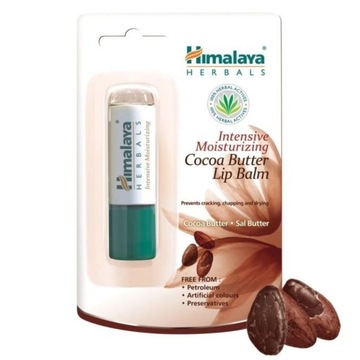 Himalaya Cocoa Butter - Balsam do ust Masło Kakaowe 4,5g
